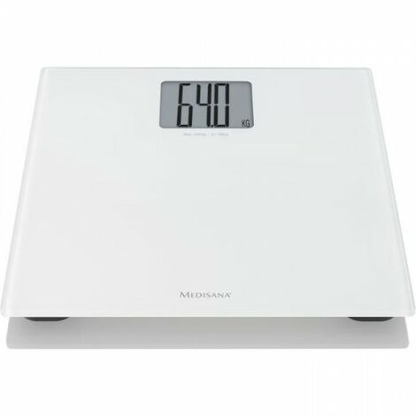 Balance - Pese Personne  XL Medisana PS 470 Blanc - Charge maximale 250 kg - Grand écran - Extinction automatique