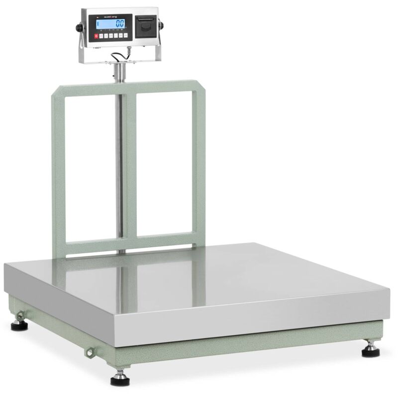 Steinberg Systems - Balance plateforme 1 000 kg/100 g 100 x 100 cm lcd avec imprimante d'étiquettes