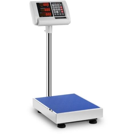 STEINBERG ARMATUREN Balance Plateforme Pèse-Colis Professionnel 100 Kg ±10 G 40X30 Cm Autonomie 10 H