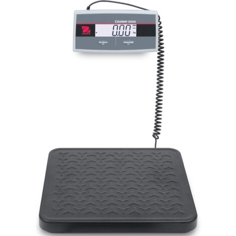 Balance postale à plateforme LCD OHAUS COURIER 3000 pour colis 33x32cm 200Kg / 100g