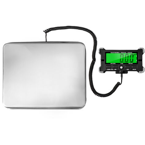 Balance postale électronique de 440 lb Balance numérique intégrée de précision en acier inoxydable de 0,05 kg avec balances d'expédition avec arrêt automatique/maintien des données/tare/compte