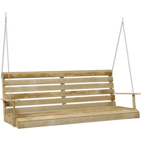 Balancelle Bois de pin imprégné 155x65x60 cm vidaXL