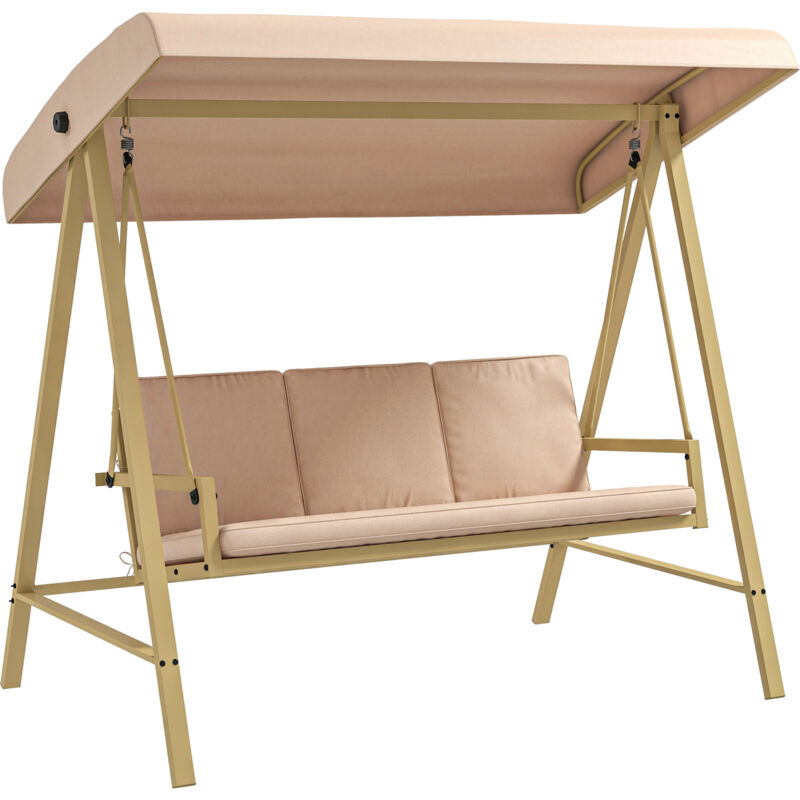 Balancelle de jardin 3 places CHLOE beige