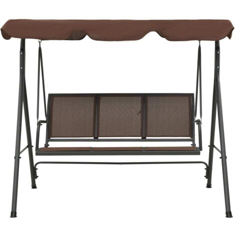 Balancelle de jardin avec auvent Café CFW15890