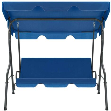 Balancelle de jardin, Chaise Fauteuil Suspendu, Bleu foncé 170 x 110 x 153 cm Tissu OIB2334E