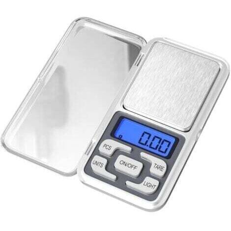 Balances de Cuisine Precision, 0.01g-500g, Mini Balances Alimentaire Multifonctionnelles avec Affichage Led et Fonction Tare, Balance Electronique Pour la Nourriture, Bijoux, Médecine, Café