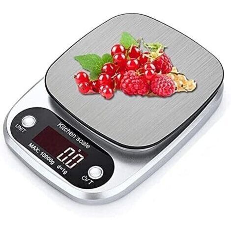 Balances de Cuisine Wlectronic Mini Balance Numérique Balances de Bijoux de Poche 5Kg/0.1g Balance de Cuisine Numérique Plate-forme en Acier Inoxydable Cuisson Régime Alimentaire Balance de P