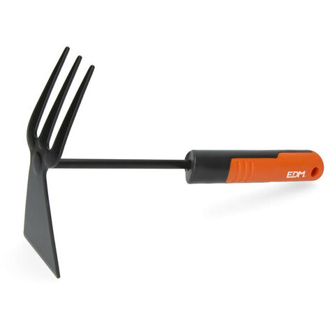 Balanceuse+râteau 31cm Couleur Gris/orange Edm