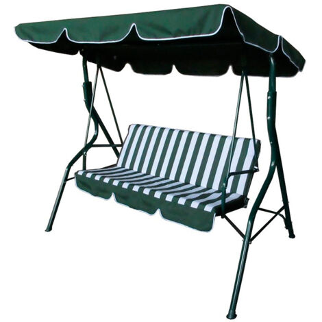 QFPLUS Balancin Acero 3 Plazas Bliss Gris Non