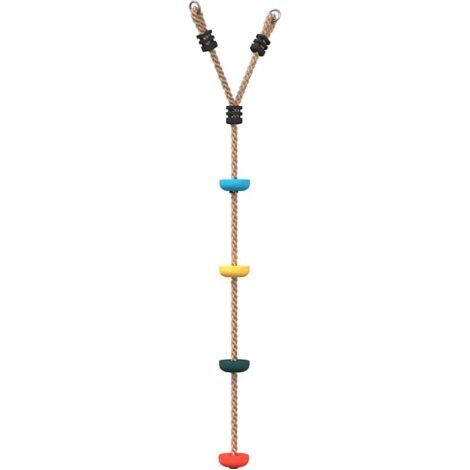 Balançoire à câble à disque d'enfants et 4 marches multicolore CFW28910