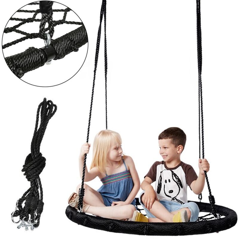 Balançoire circulaire noir 480155