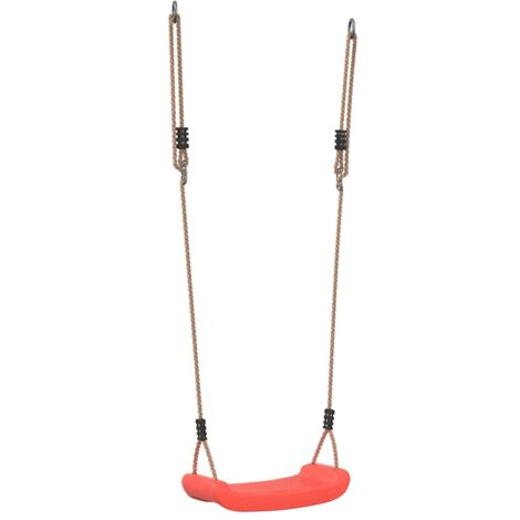 Balançoire d'extérieur d'enfants simple et corde réglable rouge CFW67400