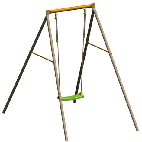 Balançoire métal ALLEGRO Trigano 1.90 m. 1 enfant.