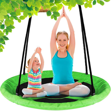 Balançoire nid 100 cm vert