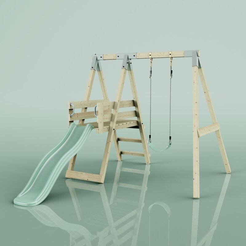 Polarplay - Balançoire Merle Vert 290 x 202 cm