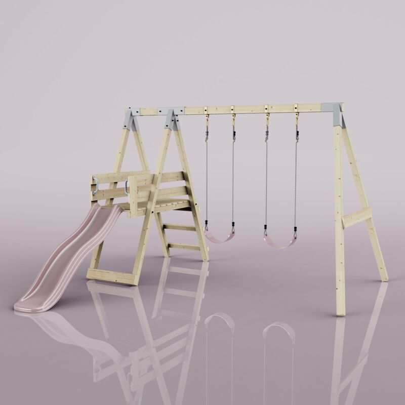 Balançoire Polarplay Mouette Rosa 290 x 322 cm