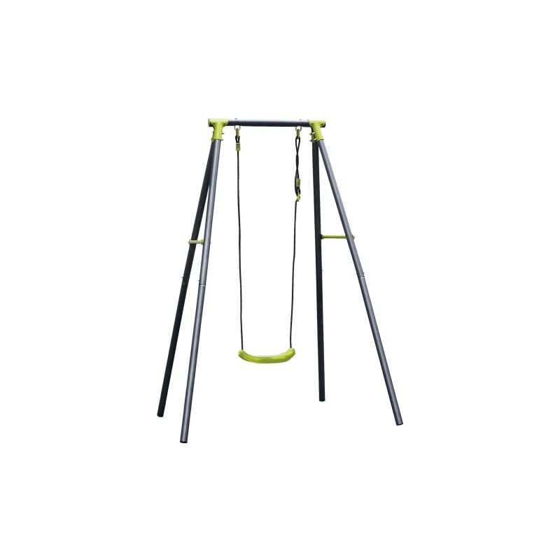 Balancoire pour be'be' a' usage domestique pour les enfants de 3 a' 12 ans structure me'tallique charge max 50 kg pour jardins en terrasses