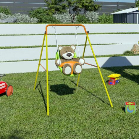 Balançoire pour bébés Funny Emma 94x145x120 cm Acier J-10153P9 TRIGANO - Multicolore