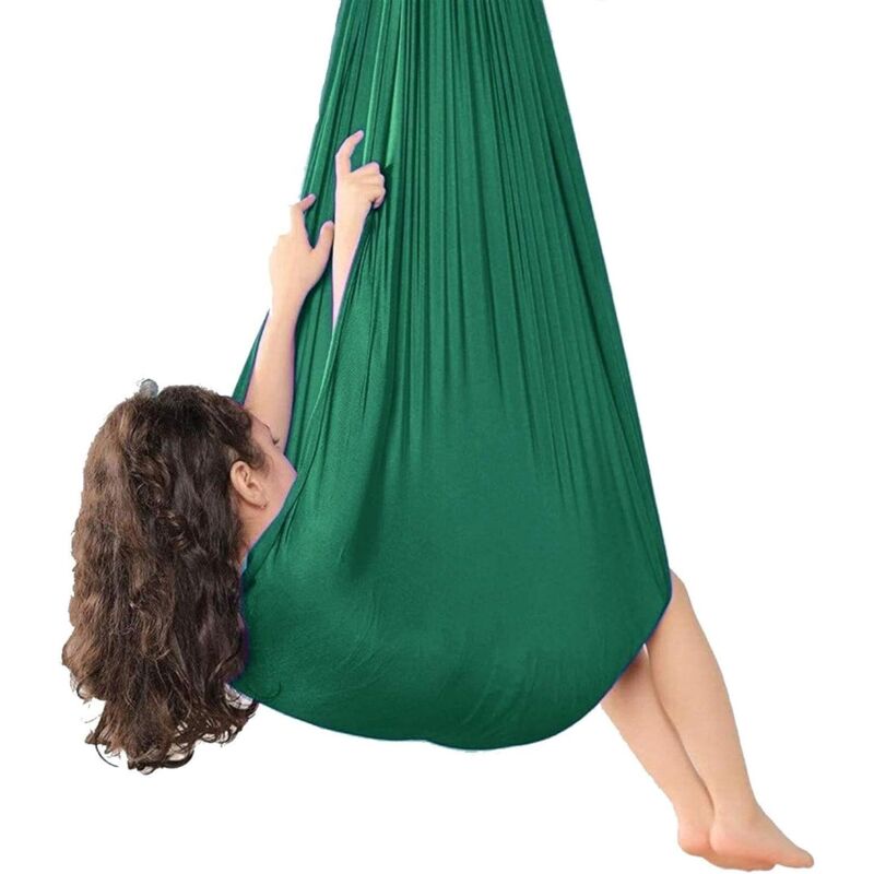 Balançoire sensorielle d'intérieur pour adultes, enfants et adolescents avec plus de besoins spéciaux, idéale pour l'autisme, a un effet apaisant sur