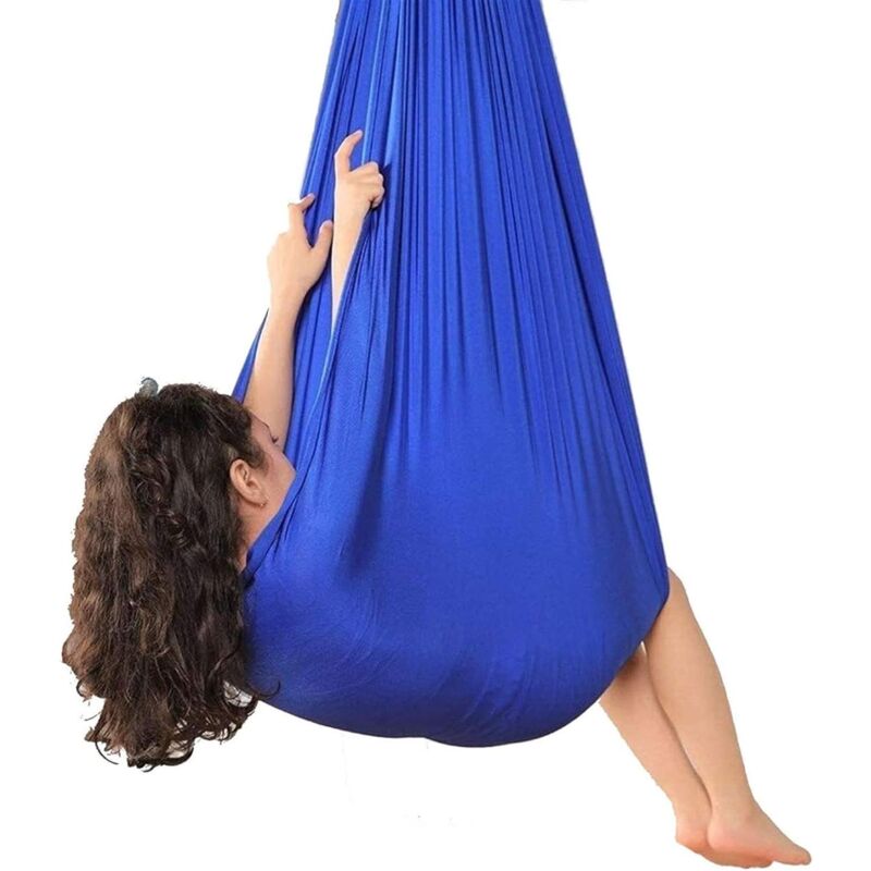 Balançoire sensorielle d'intérieur pour adultes, enfants et adolescents avec plus de besoins spéciaux, idéale pour l'autisme, a un effet apaisant sur