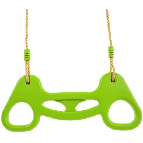 Balançoire trapèze anneaux pour portique h190-250 cm