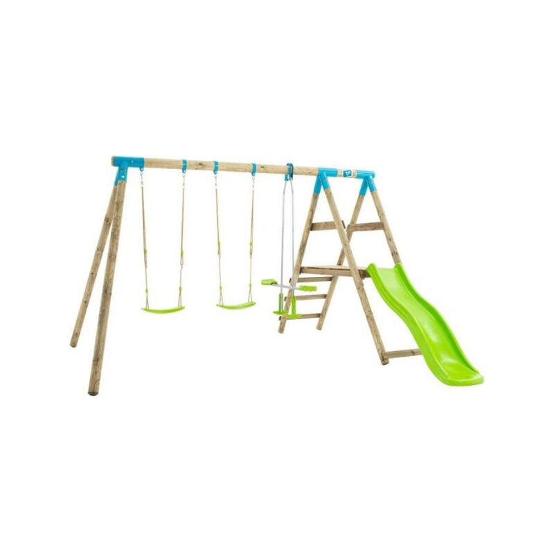 Tp Toys - Balançoires et toboggan - mookie - 460P Station Sherwood 2- 2 Balançoires 1 Toboggan