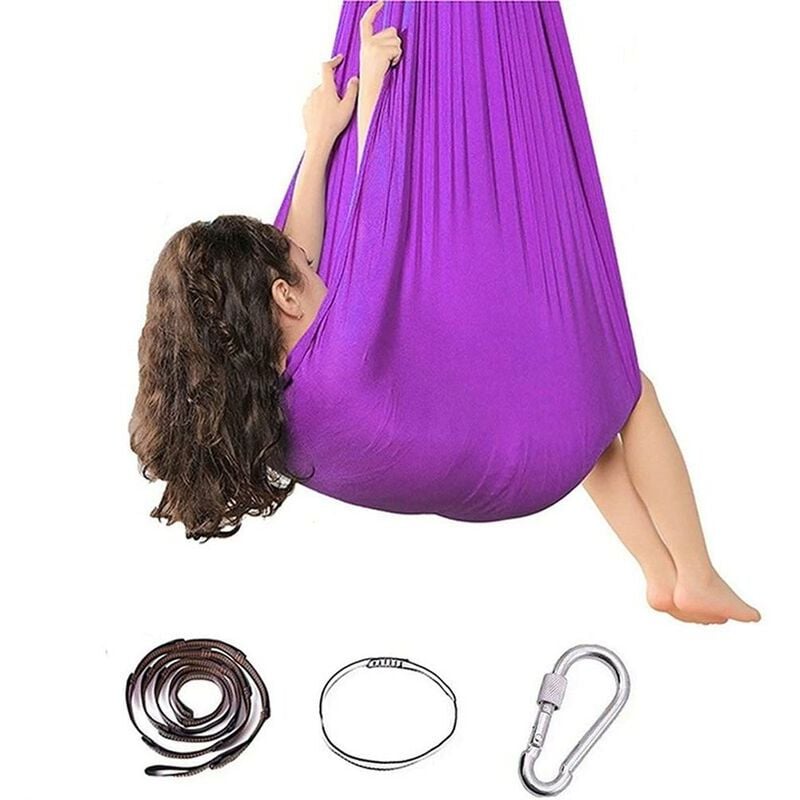 Balanoire sensorielle Yoga Swing Hamac élastique pour enfants pour enfants adolescents adultes