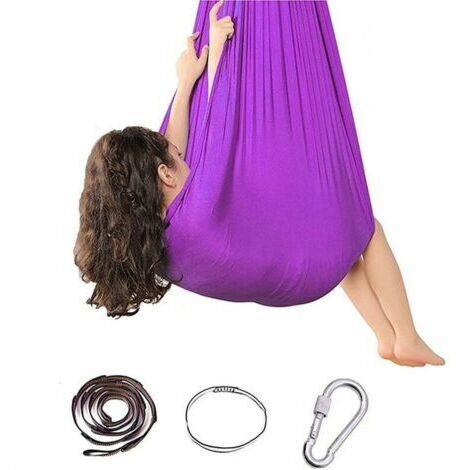 Balanoire sensorielle Yoga Swing Hamac élastique pour enfants pour enfants adolescents adultes