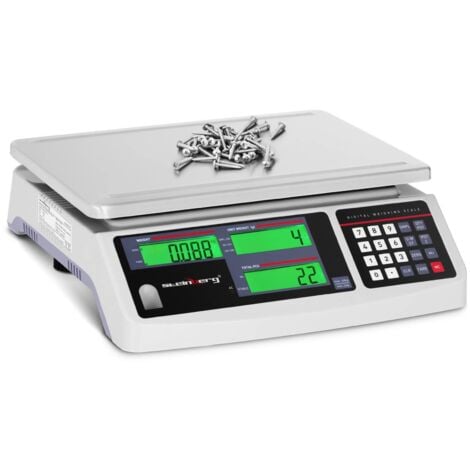 STEINBERG SYSTEMS Balanza cuentapiezas - 30 kg / 1 g - 3 LCD - batería 72 h