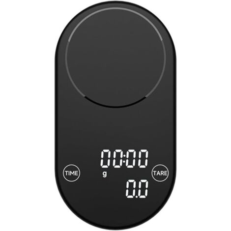 Balanza de café con carga USB, balanza electrónica inteligente para el hogar y la cocina, balanza de café precisa con tiempo de carga.