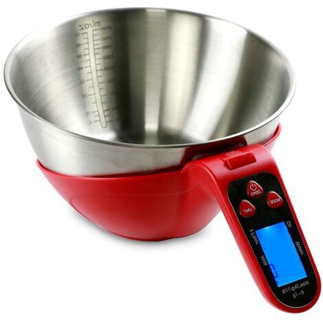 Balanza de cocina de 5 kg para repostería y nutrición, balanza de alimentos de alta precisión, balanza electrónica