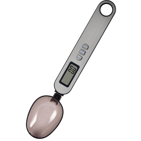 Balanza de cuchara, báscula de cocina digital de precisión, capacidad máxima de pesaje 500 gramos.