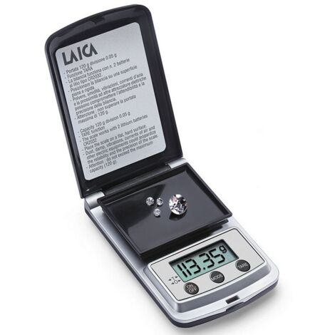 Balanza digital de precision laica bx9310 negro plata 120g