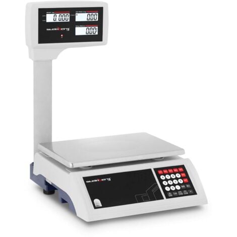Balanza digital para control - 30 kg / 5 g - 31 x 21 cm - pantalla elevada 6 LCD