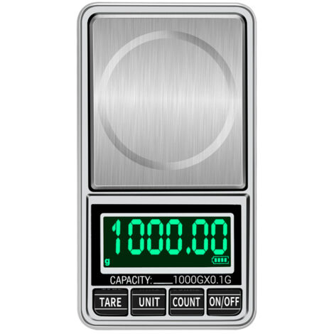 Balanza digital portátil para joyería de oro, minibalanza digital de bolsillo profesional, balanza electrónica precisa, balanza de precisión de 1 kg/0,1 g DH-938C