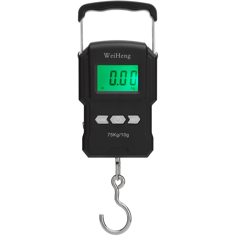 

Balanza electronica, bascula de gancho colgante portatil para pesca, 75 kg / 10 g