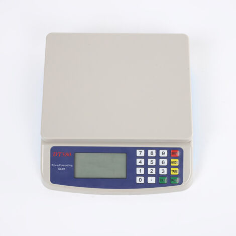 Balanza electrónica de cocina de 30 kg – Pantalla LCD grande – Función de tara para un pesaje más preciso