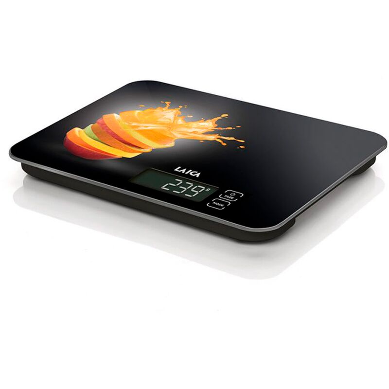 

Balanza electrónica de cocina, negro orange 15 kg