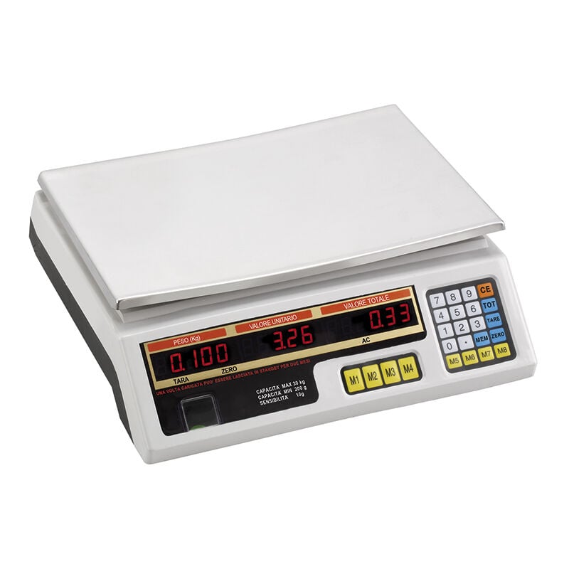 

Balanza Electronica Digital De Doble Pantalla 30 Kg Fervi B018