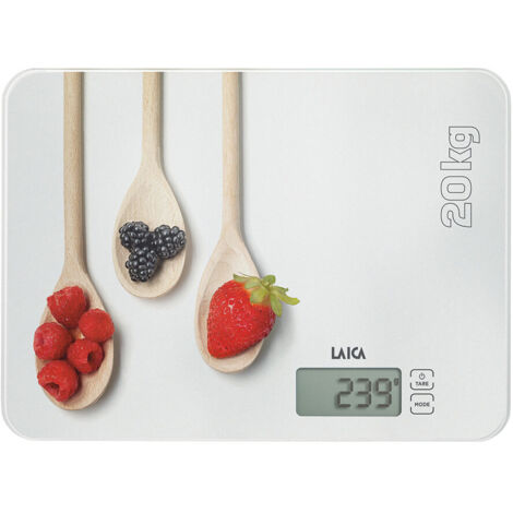 BALANZA ELECTRONICA KS5020 BLANCO CUCHARAS 20 Kg. BLANCO CUCHARAS