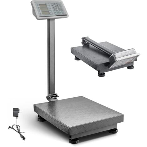 MEDIAWAVE STORE Balanza Industrial de 300 kg Profesional de Alta Precisión con Pantalla LED
