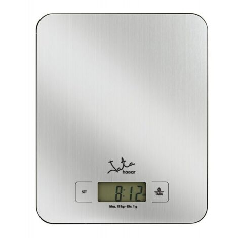 BALANZA INOX RELOJ Y TEMPORIZADOR 15 KG
Capacidad 15 kg.  Graduacin 1 g.
Superficie en acero inoxidable.
Alta precisin electrnica. Visor LCD
auto