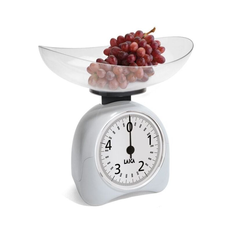 

Balanza mecanica bol de cocina, color blanco 5 kg