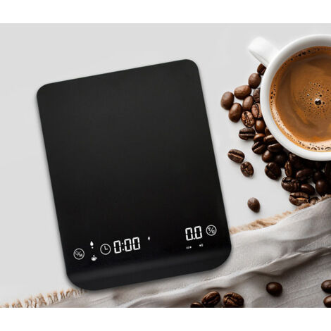 Balanza para café, balanza electrónica, balanza de cocina, balanza para café con temporizador, balanza inteligente para el hogar