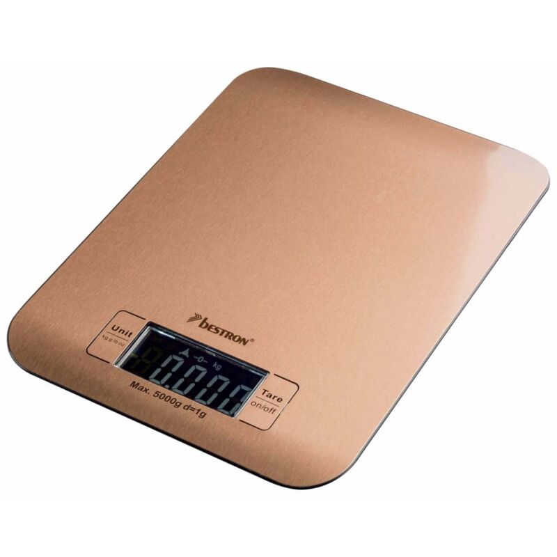 

Báscula de cocina electrónica AKS700CO 5 kg cobre - Marrón - Bestron