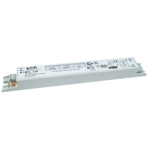 Balasto electrónico multilámpara lineal TCI 1X18 137994/118H