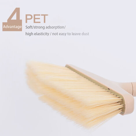 Balayage et Ramassage compact avec Détachable incl. Brosse et Pelle - Stainless Steel+PP+PET - 2 pièces