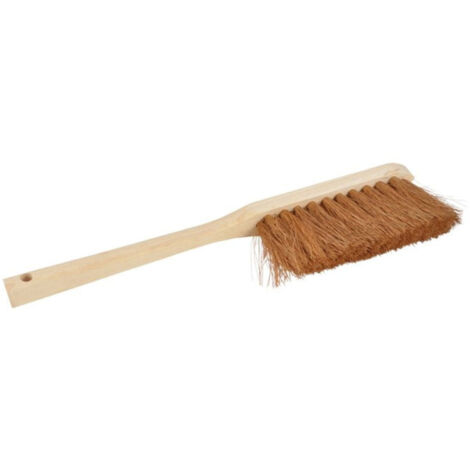 Balayette en bois et fibre de coco - Marron - 45 cm - Livraison gratuite