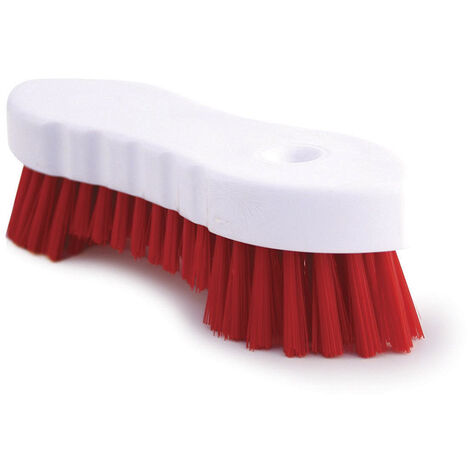 brosse pour vêtements - tête ovale bicolore avec manche