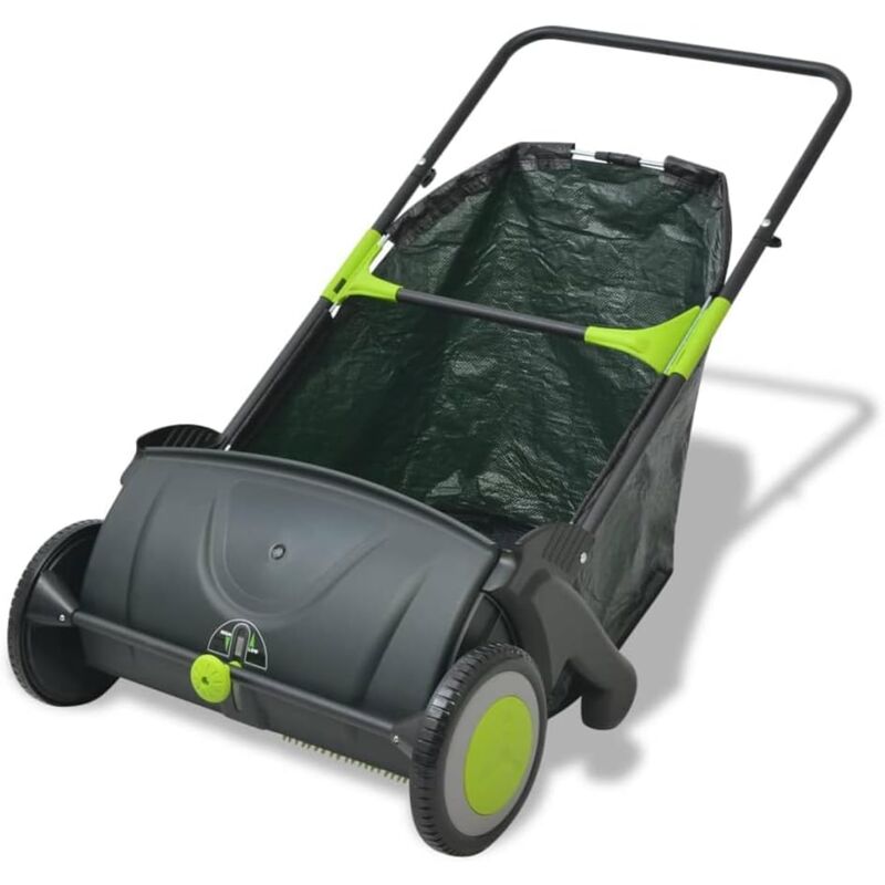 Balayeuse à Gazon balayeuse de Feuilles pour Jardin terrasse 103 l